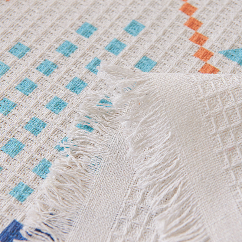 Nordic-Style Full-Cover Sofa Blanket - 180 x 230 cm Minimalist, Stain-Resistant, All-Season Two-Seater Sofa Protector 3