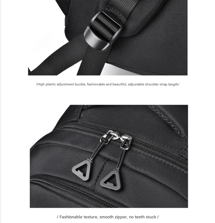 Grey Trendy Korean-Style Large-Capacity Backpack for Women - 14 Laptop Travel Bag" 4