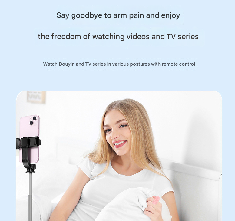 2-Piece White Bluetooth Video Controller - 3-Button Remote for TikTok and Page Scrolling 3