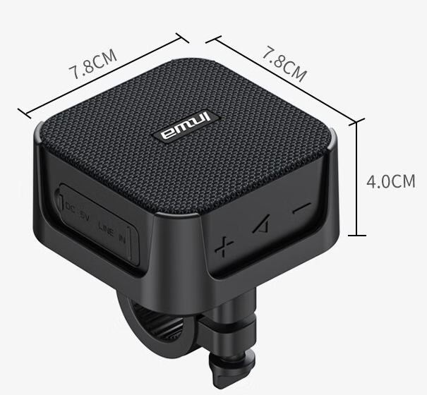 Rugged Portable Bike Bluetooth Speaker - Waterproof Outdoor Sound System with Mount 5