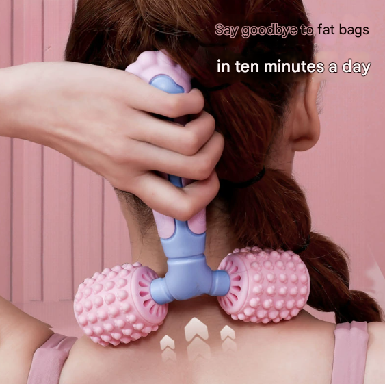 Y-Shaped Dual Roller Massager for Deep Tissue Muscle Relief - Handheld Fascia Tool for Legs & Body 3