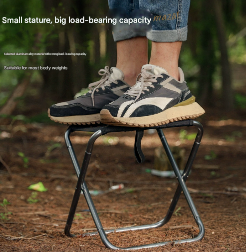 Big Blue Ultralight Portable Folding Camping Stool - Compact Aluminum Chair for Hiking, Fishing & Outdoor Events 3