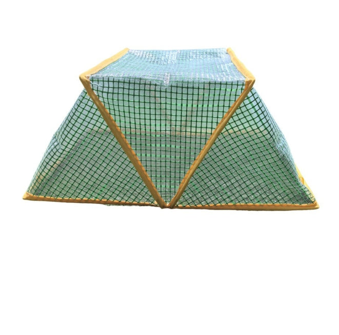 3 piece Green Foldable Raised Garden Bed Cover - Vegetable Plant Protector(80 x 34 x 35 cm)