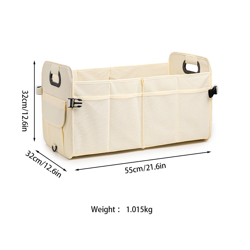 Black Car Storage Box - Foldable Waterproof Trunk Organizer 3