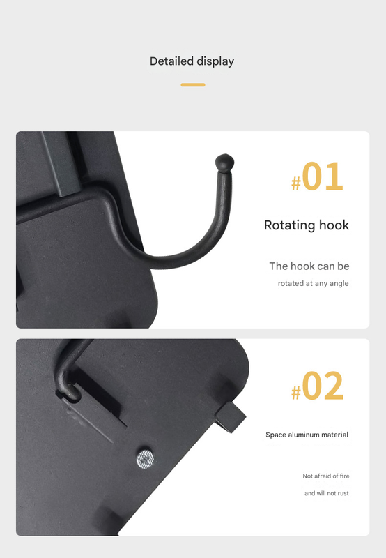 Iron Wall Mounted Motorcycle Helmet Holder - Heavy-Duty Gear Rack with Jacket Hook for Helmets, Coats & Accessories 3