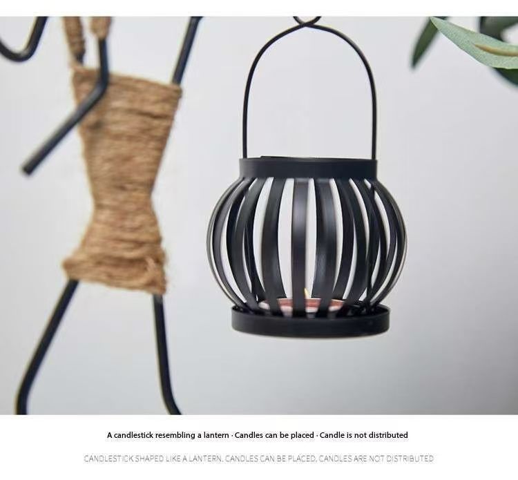 Creative Iron Girl Candle Holder for Nordic Restaurant Table Decorations and Bar Counter Accessories(Style E) 3