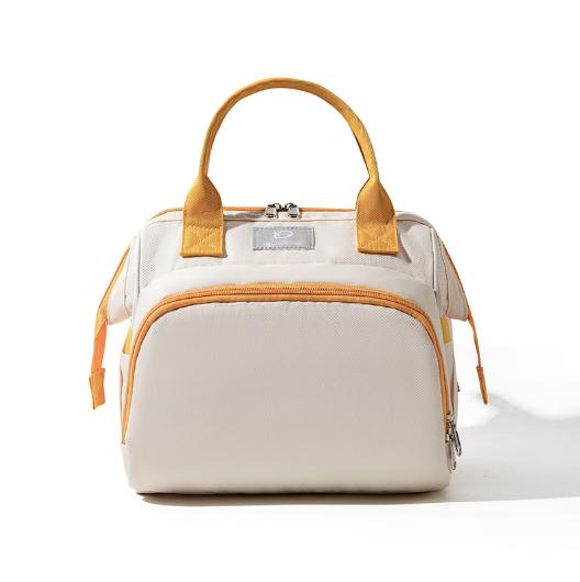 Beige Versatile 3-in-1 Nappy Bag | Convertible Backpack, Tote & Crossbody with Insulated Pockets