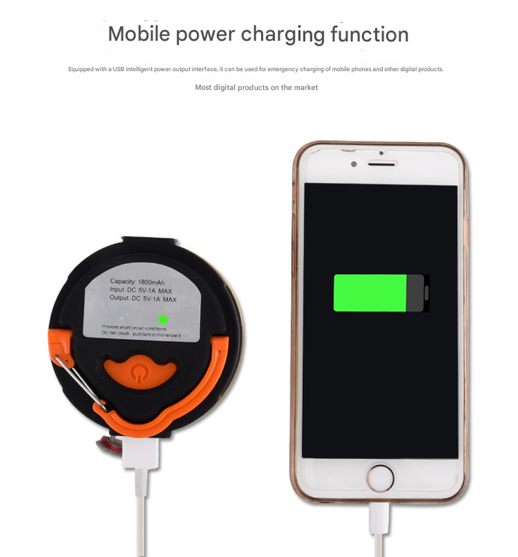 Compact Rechargeable LED Camping Lantern | 300 Lumen, 3 Modes, Magnetic Base & Power Bank Function 3