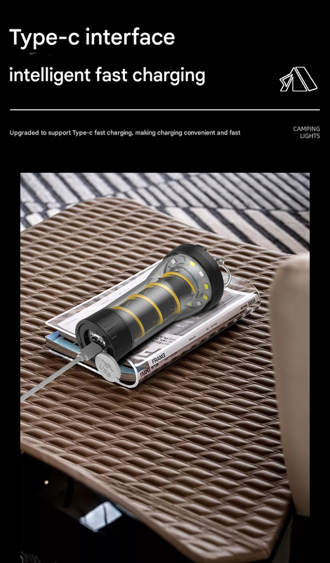 Vintage Lighthouse LED Camping Lantern | 5-Mode Rechargeable Light with Tripod 4