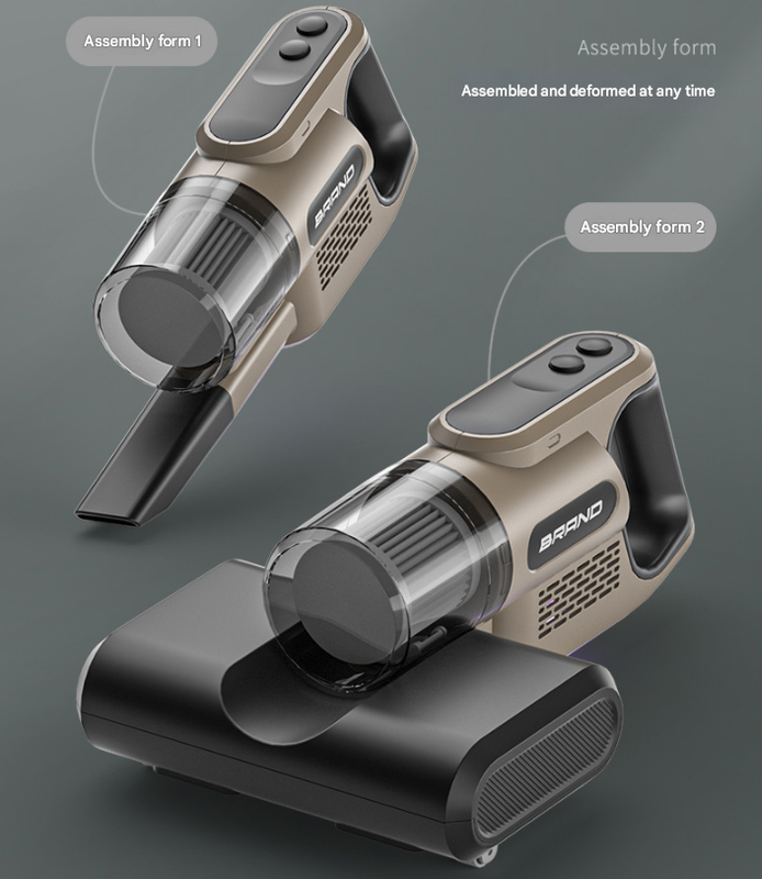 White High-Power Wireless UV Sterilization Mite Removal Vacuum Cleaner - Powerful Suction and Deep Cleaning for Home Use 6