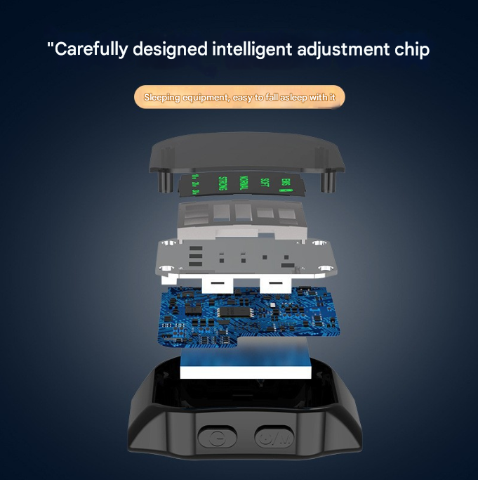 Black Smart Microcurrent Wristband Sleep Aid - Wearable Sleep Assistance Device 6