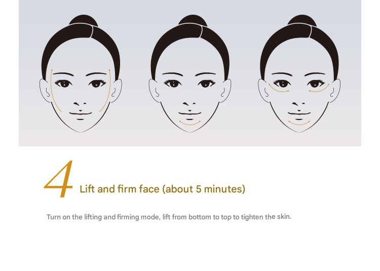 White Professional Ultrasonic Skin Scrubber - 4-in-1 Facial Spatula for Deep Cleaning, Blackhead Removal, and EMS Lifting 6