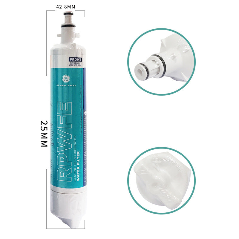Premium Replacement Water Filter for GE RPWFE Refrigerators - Reduces Lead, Chlorine & Pharmaceuticals for Clean, Fresh-Tasting Water