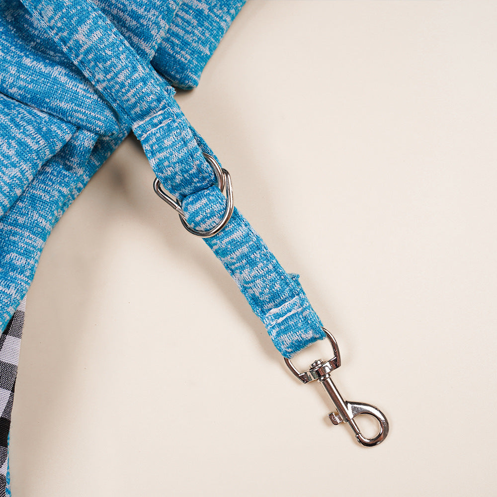 Blue Pet Carrier Backpack - Comfortable Shoulder Bag for Cats and Dogs, Ideal for Outdoor Use in Autumn and Winter 4