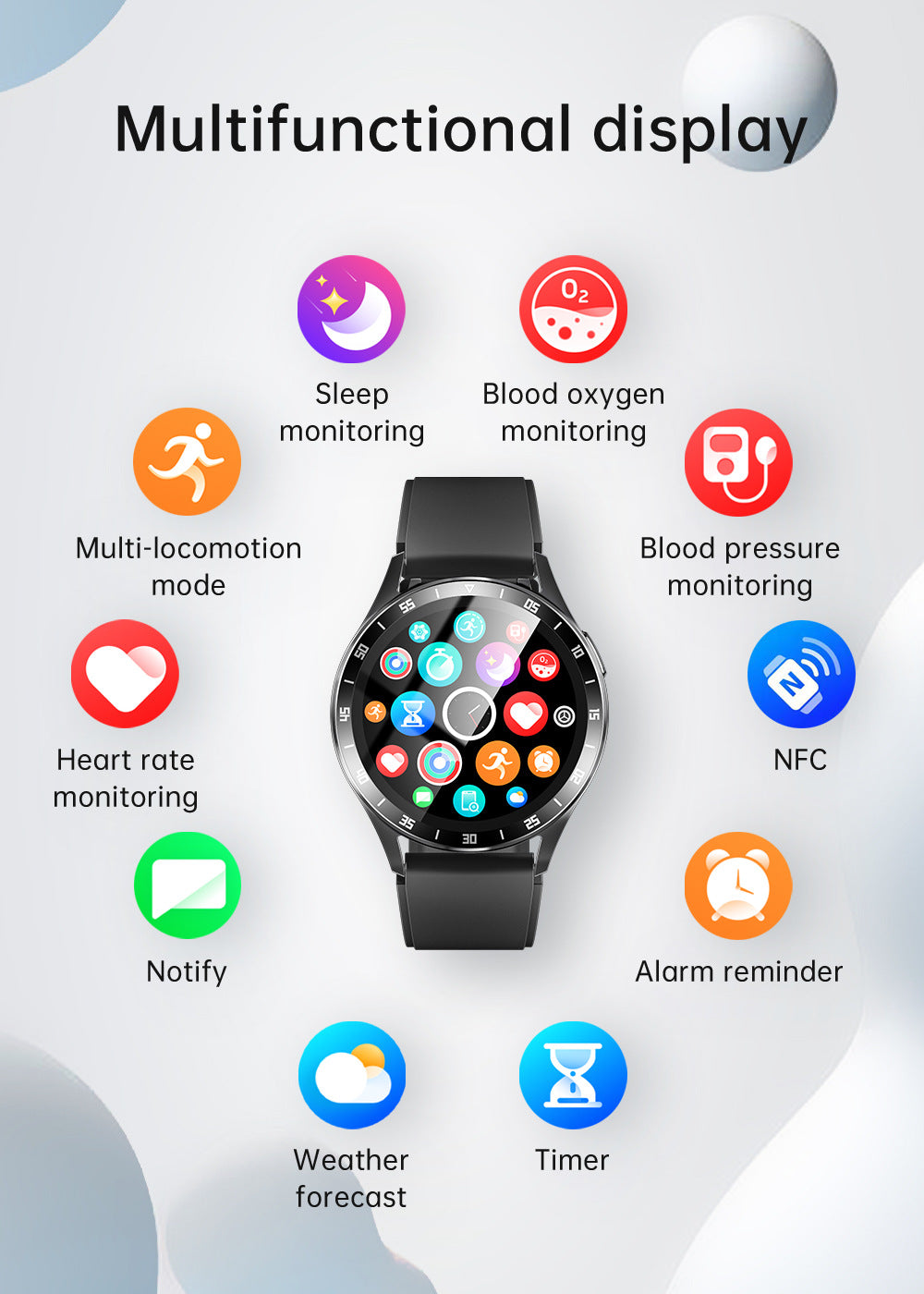 2-in-1 Smartwatch with Built-in TWS Earphones - IP67 Waterproof, Health Monitoring & CNC Metal Design(Black leather) 6