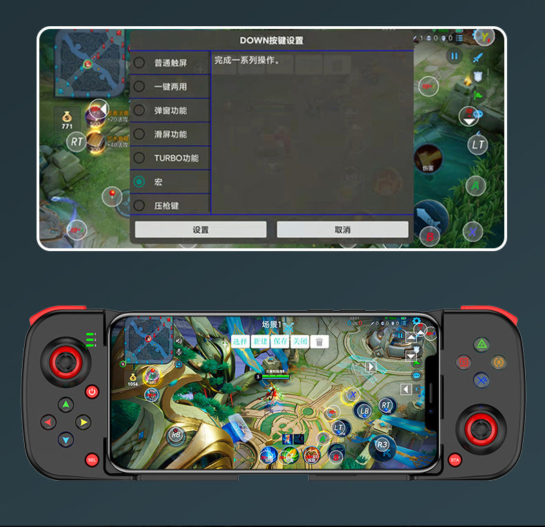 Portable Telescopic Mobile Game Controller - Bluetooth 5.0, iOS/Android/PC Compatible, 400mAh Battery(blue) 6