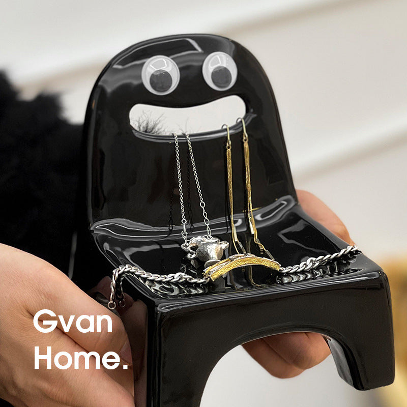 Artisan Medium-High Fired Ceramic Serving Tray - Handcrafted Home Decor Piece(green) 4