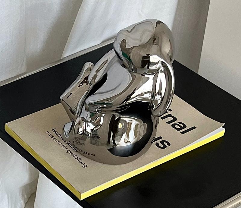 Artisan Ceramic Tissue Box Holder - Medium-High Fired Home Decor Organizer(Cream color)