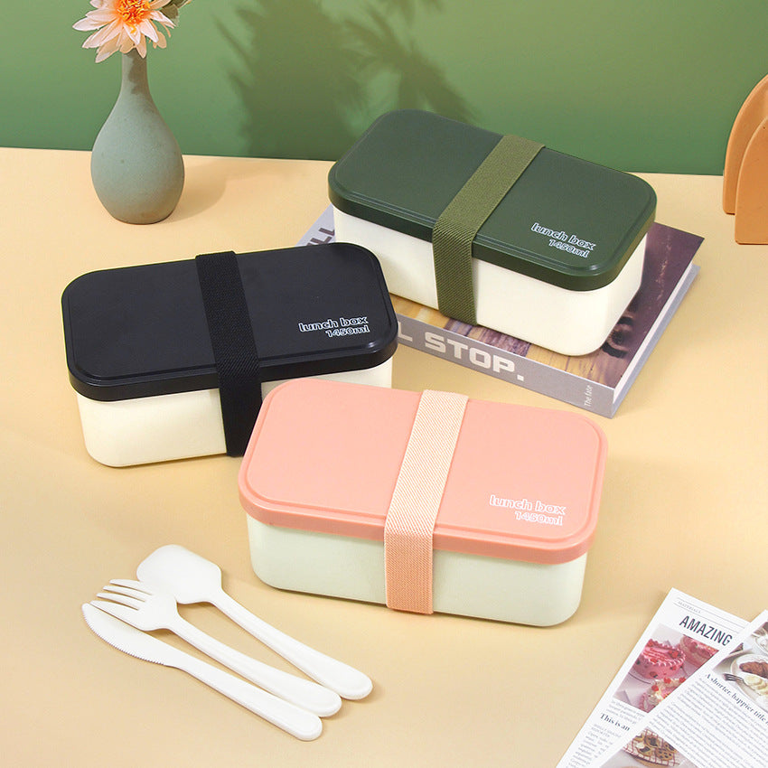 Eco - Friendly Lunch Box - Portable with Compartments(pink)