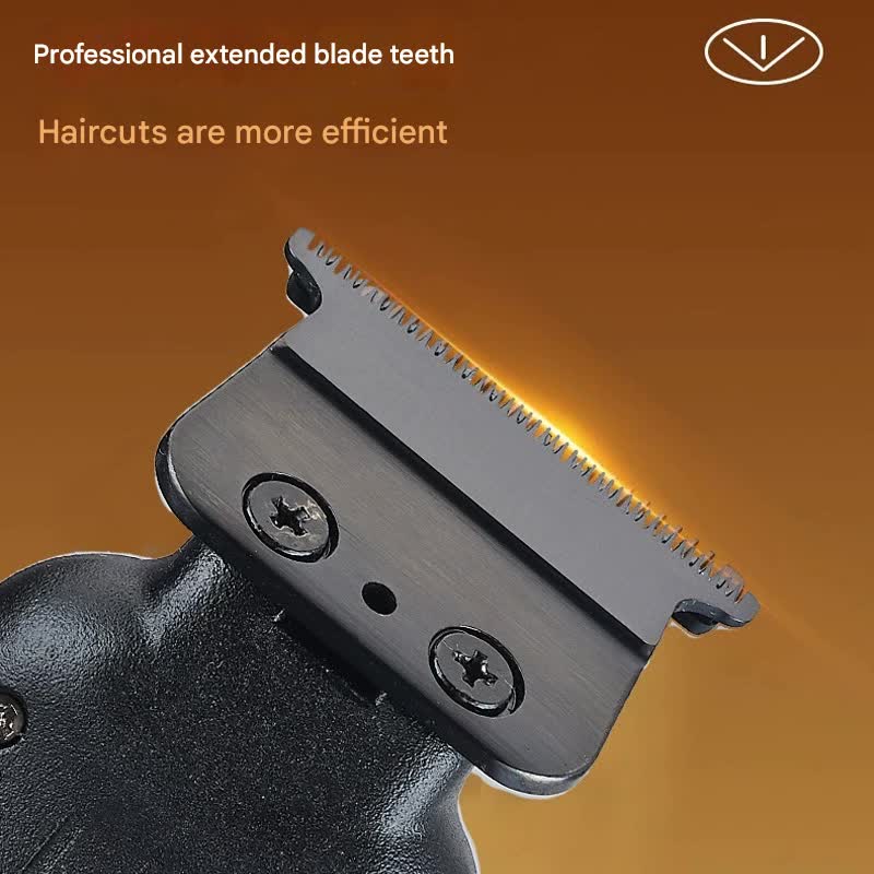 Professional Cordless Hair Clipper with Magnetic Motor - 9900 RPM, 180 Min Runtime, LCD Display & Dual Charging(red)