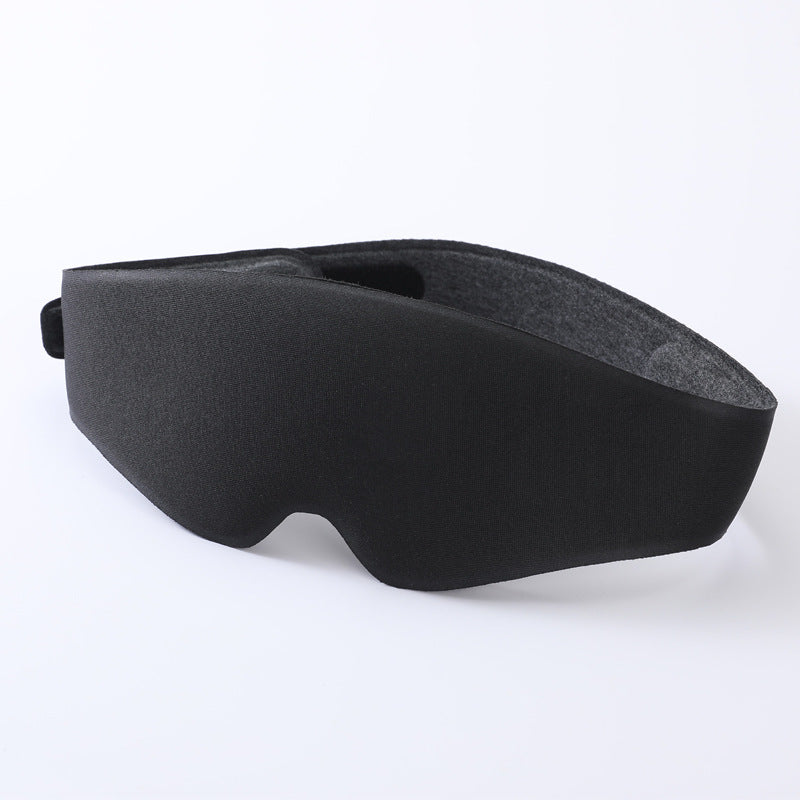 2pcs 3D Contour Blackout Sleep Mask - Ergonomic Eye Mask, Provides Total Darkness and Comfortable Sleep, Adjustable Strap(black)
