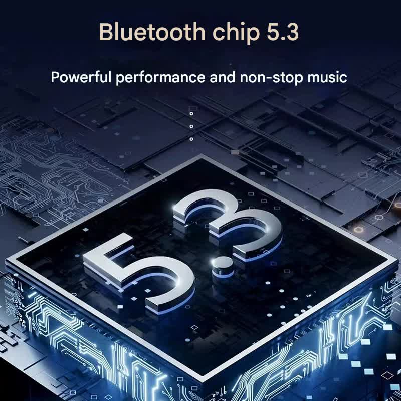 TWS Wireless Earbuds with Wireless Charging Case - Bluetooth 5.3, HiFi Audio, LED Display & Smart Touch Control(white) 3
