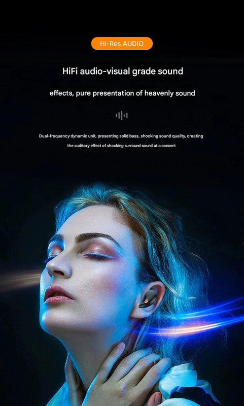 TWS Wireless Earbuds with Wireless Charging Case - Bluetooth 5.3, HiFi Audio, LED Display & Smart Touch Control(white) 4