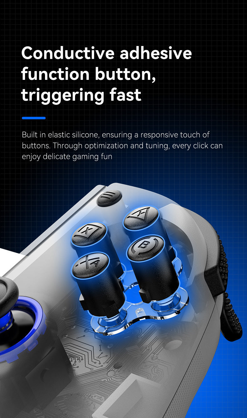 Multi-Platform Telescopic Gaming Controller - Hall Triggers, Esports 3D Joysticks & Macro Programming(white) 7