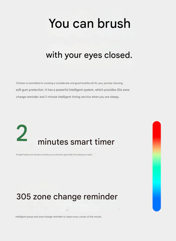 Rotating Electric Toothbrush with 3D Cleaning Action - 3 Modes, IPX7 Waterproof, with Travel Case & 6 Brush Heads(pink) 5