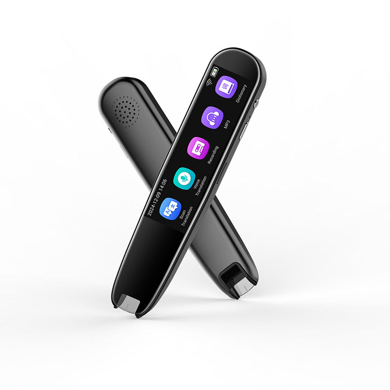 Smart AI Scan & Voice Translator Pen - 112+ Languages, Offline Mode, HD Touchscreen & Dictionary(black) 5