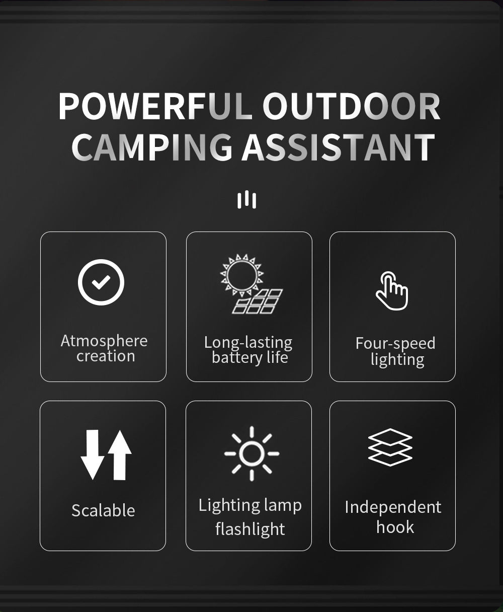 Collapsible LED Camping Lantern with 45-Hour Battery Life, USB-C Charging & Atmosphere Lighting(Khaki) 5