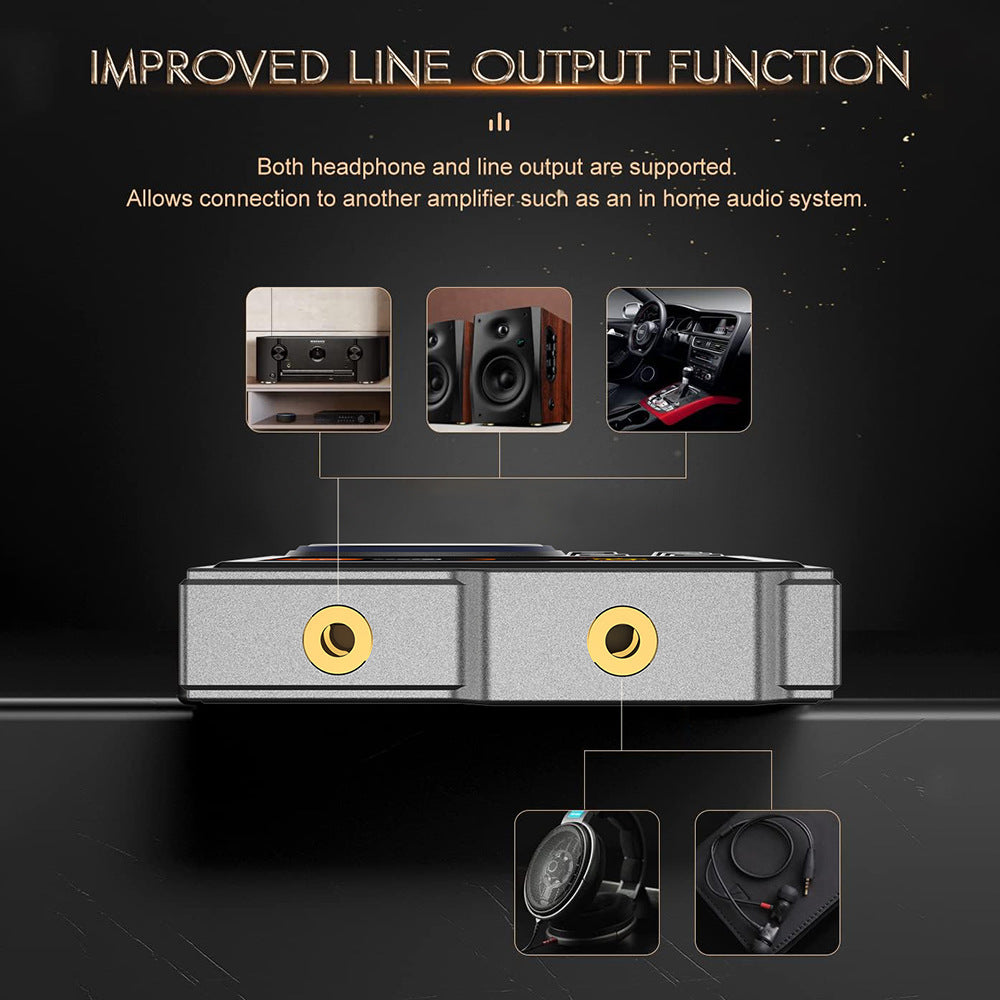 Portable Hi-Res Digital Audio Player - DSD, Dual DAC, Bluetooth 5.0, Expandable Storage(Grey 16GB + 32GB) 6