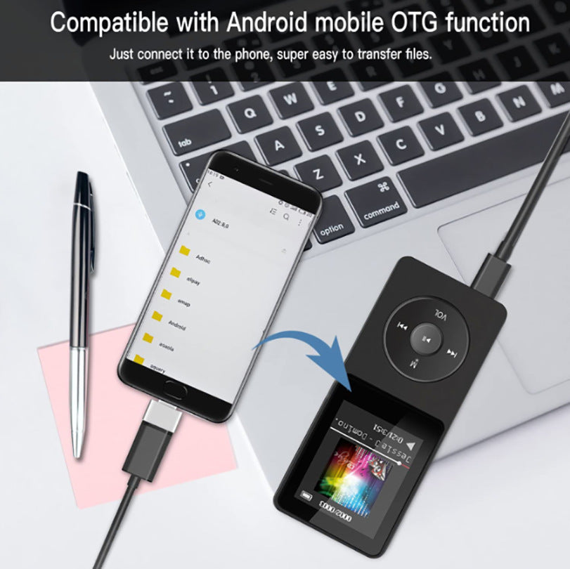 Portable Digital Music Player - Bluetooth 5.4, Hi-Fi Lossless Sound, 8GB Built-in & Expandable Storage(black 16GB) 3