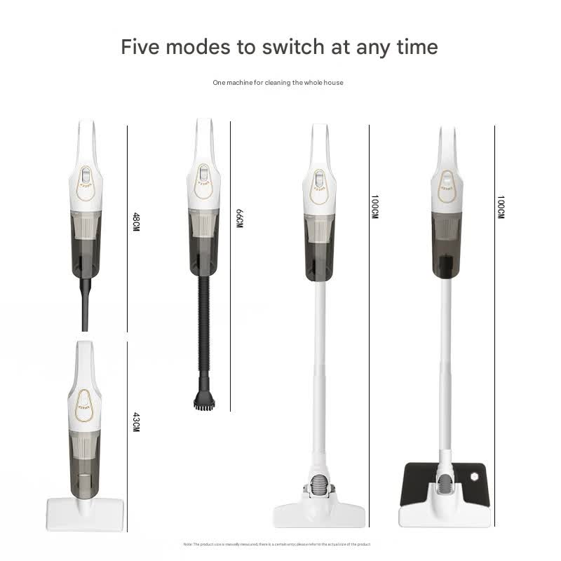 Cordless 2-in-1 Handheld & Stick Vacuum Cleaner with Detachable Water Tank & Dust Mite Remover(black) 4