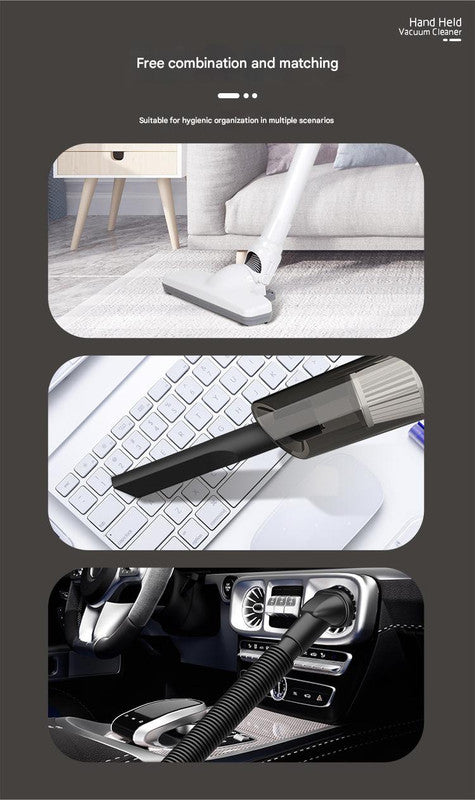 Cordless 2-in-1 Handheld & Stick Vacuum Cleaner with Detachable Water Tank & Dust Mite Remover(white) 4