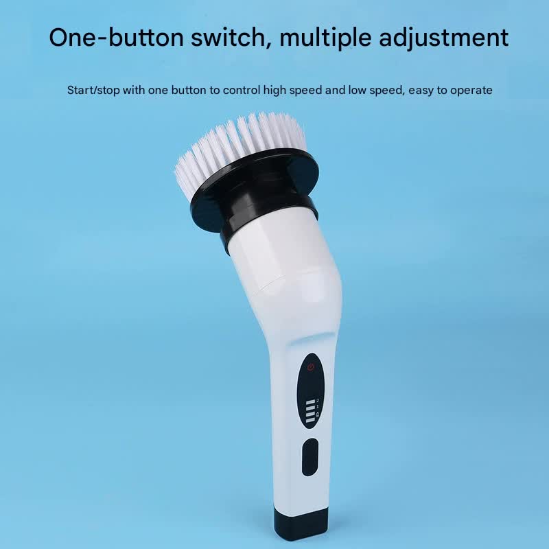 9-in-1 Multifunctional Cordless Electric Spin Scrubber with Adjustable Extension Handle(white) 3
