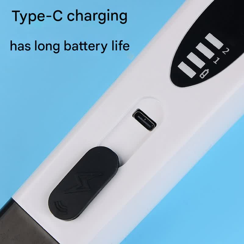 9-in-1 Multifunctional Cordless Electric Spin Scrubber with Adjustable Extension Handle(white) 4