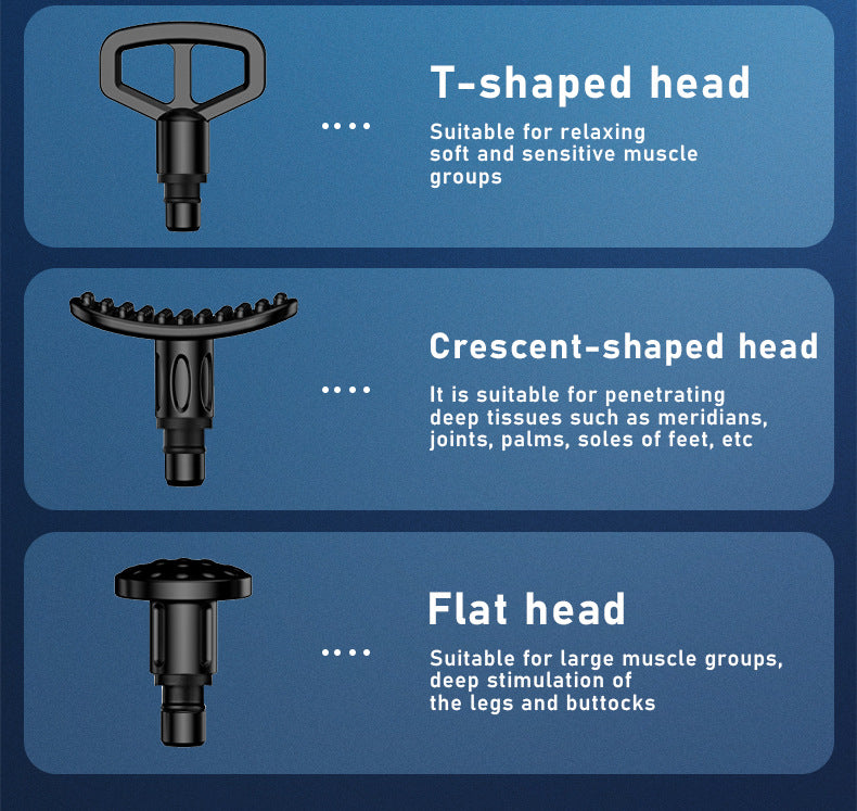 Professional Deep Tissue Percussion Massage Gun - 30 Speeds, 6 Heads & LCD Touch Screen(red) 7