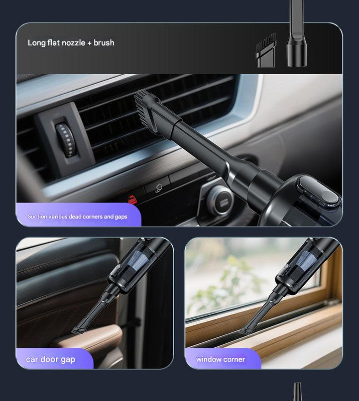 Multi-Function Cordless Handheld Vacuum Cleaner & Blower - Powerful Brushless Motor with Digital Display(Black and gray) 4