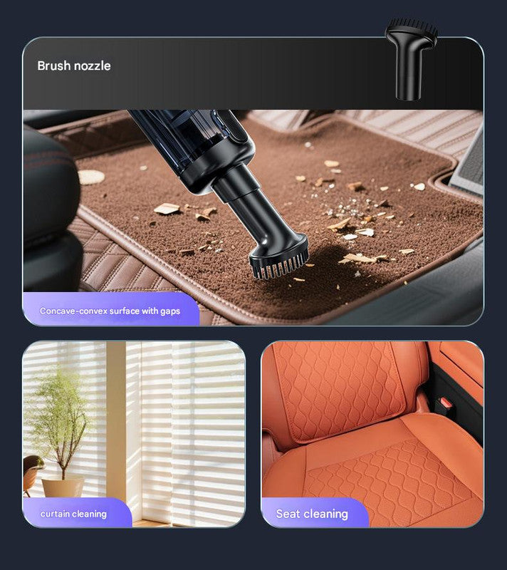 Multi-Function Cordless Handheld Vacuum Cleaner & Blower - Powerful Brushless Motor with Digital Display(Gray Orange) 4