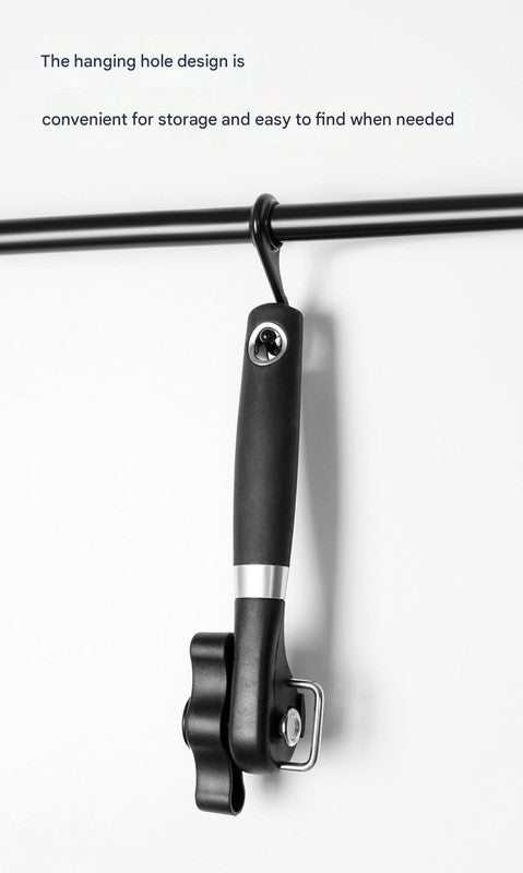 2pc Multifunctional Safe-Cut Can Opener - Smooth Edge, Ergonomic Handle(black) 10