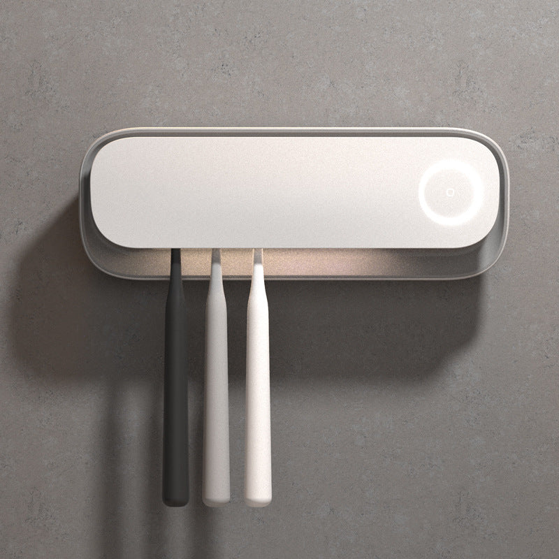 Smart UVC Toothbrush Sterilizer & Holder with Heat Drying, Radar Sensor Night Light(white) 3