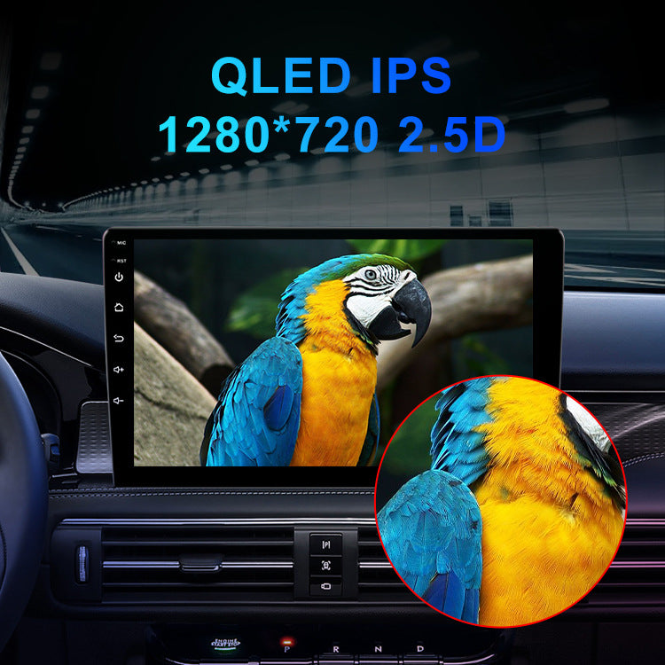 Universal 10-Inch Android Car Stereo GPS Navigator - QLED HD Touchscreen, 2GB RAM 32GB ROM, WiFi, Bluetooth 5.4, CarPlay & Mirror Link(black 10 inches) 10