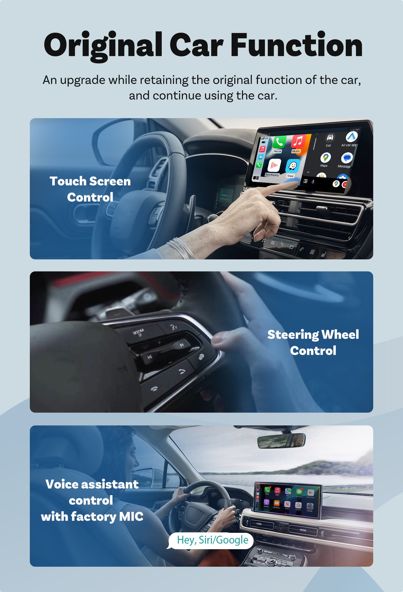 Mini 2-in-1 Wireless CarPlay & Android Auto Adapter - 5GHz WiFi 6, Bluetooth 5.4, Plug & Play Dongle(black) 10