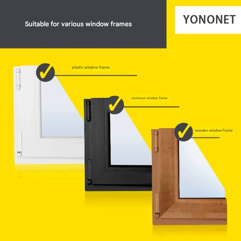 3pc DIY Magnetic Window Screen Kit - Fine Mesh Insect Net, No Drilling Required, Cut to Size(black 150cm x 130cm) 3