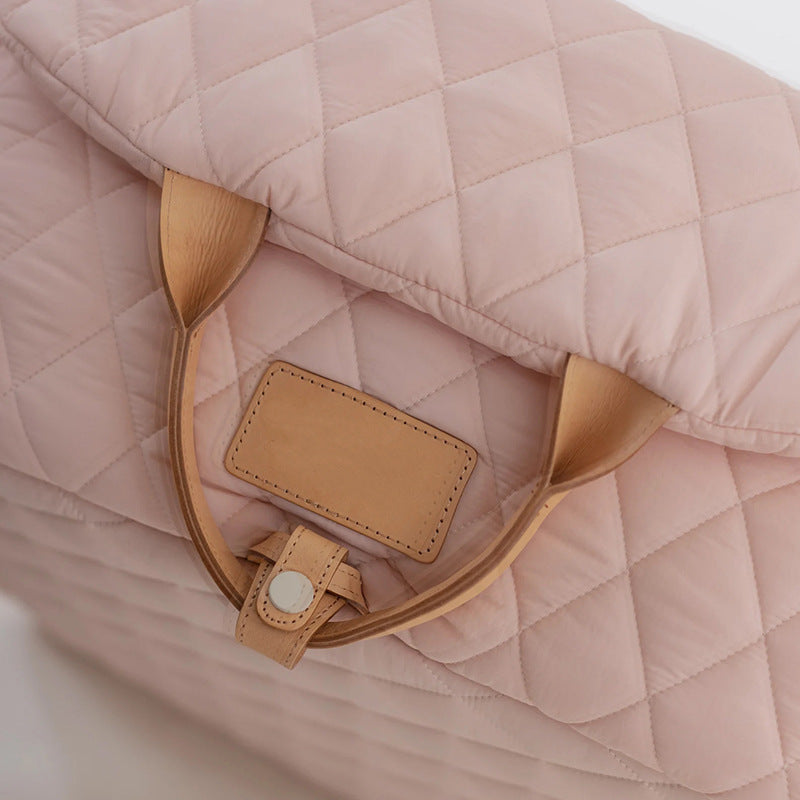 Luxury Quilted 2-in-1 Pet Travel Carrier & Car Booster Seat for Small Dogs(Pink) 14