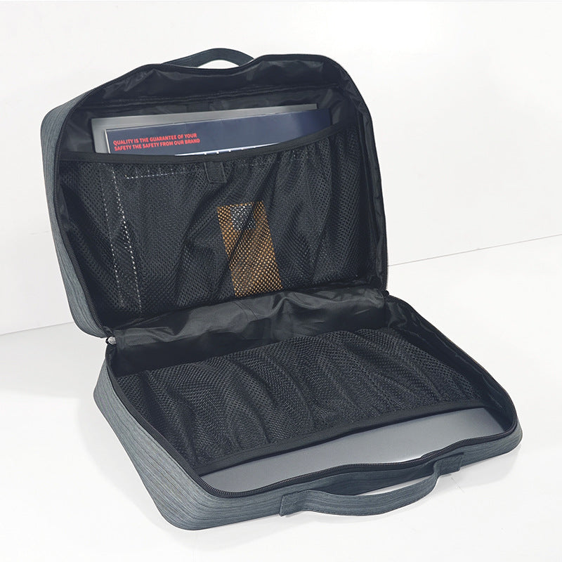 Heather Grey Versatile Travel Organizer Bag with Luggage Sleeve - Portable Carry-On for Laptop, Shoes & Accessories 6