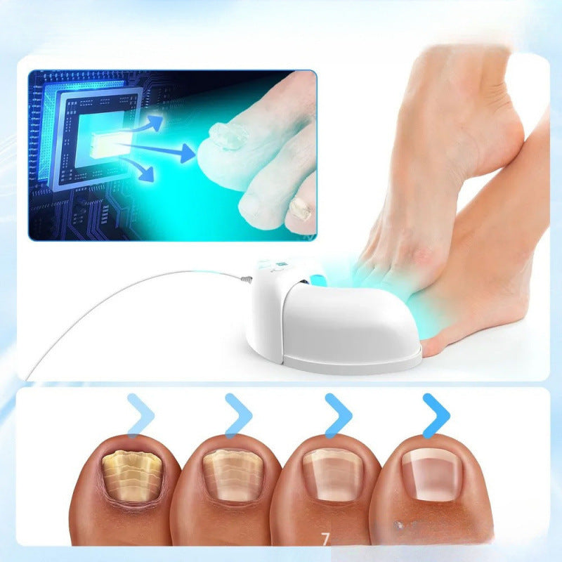White Portable UV LED Nail Lamp - Open Arch Dryer for Gel Polish with Smart Sensor & 3 Timers 4