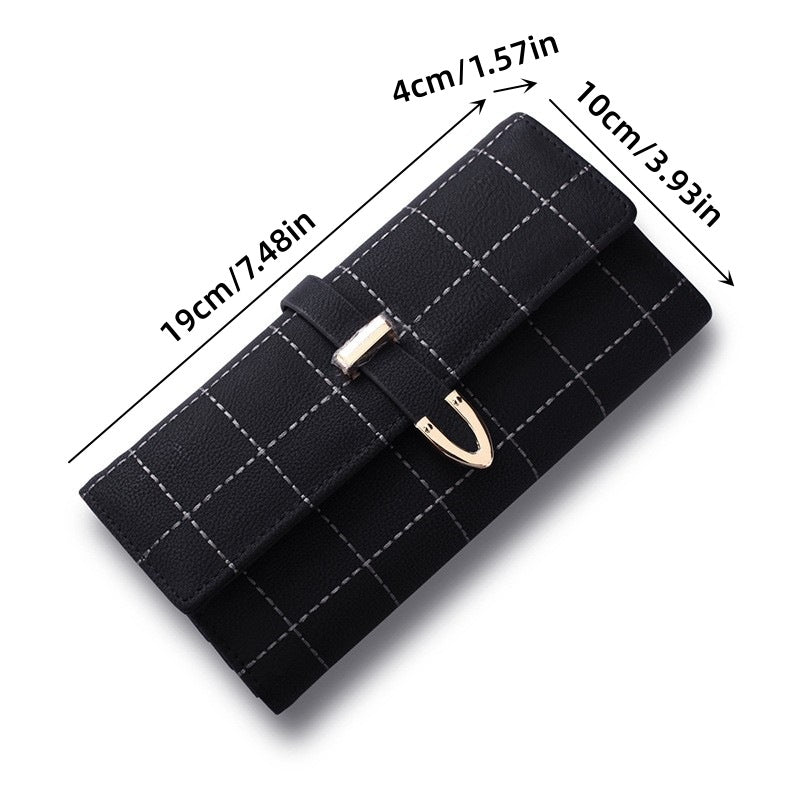 Random Color Surprise Lucky Bag: Random Style Women's Long PU Leather Wallet Mystery Box 5