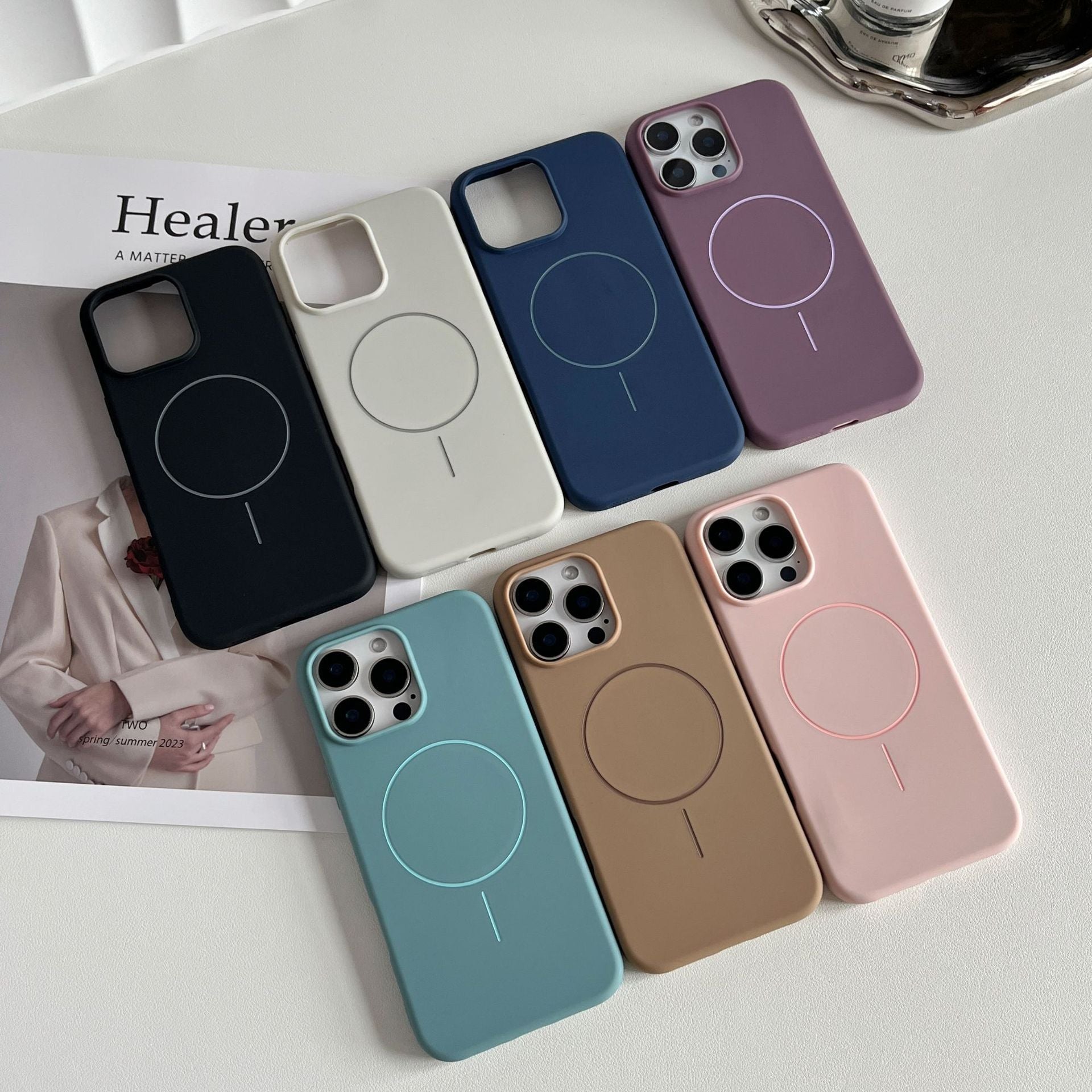 Random Color iPhone Case Surprise Box - 5 Pack of Random Style Covers for Your Apple Model 4